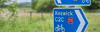 A picture of a National Cycle Network sign 