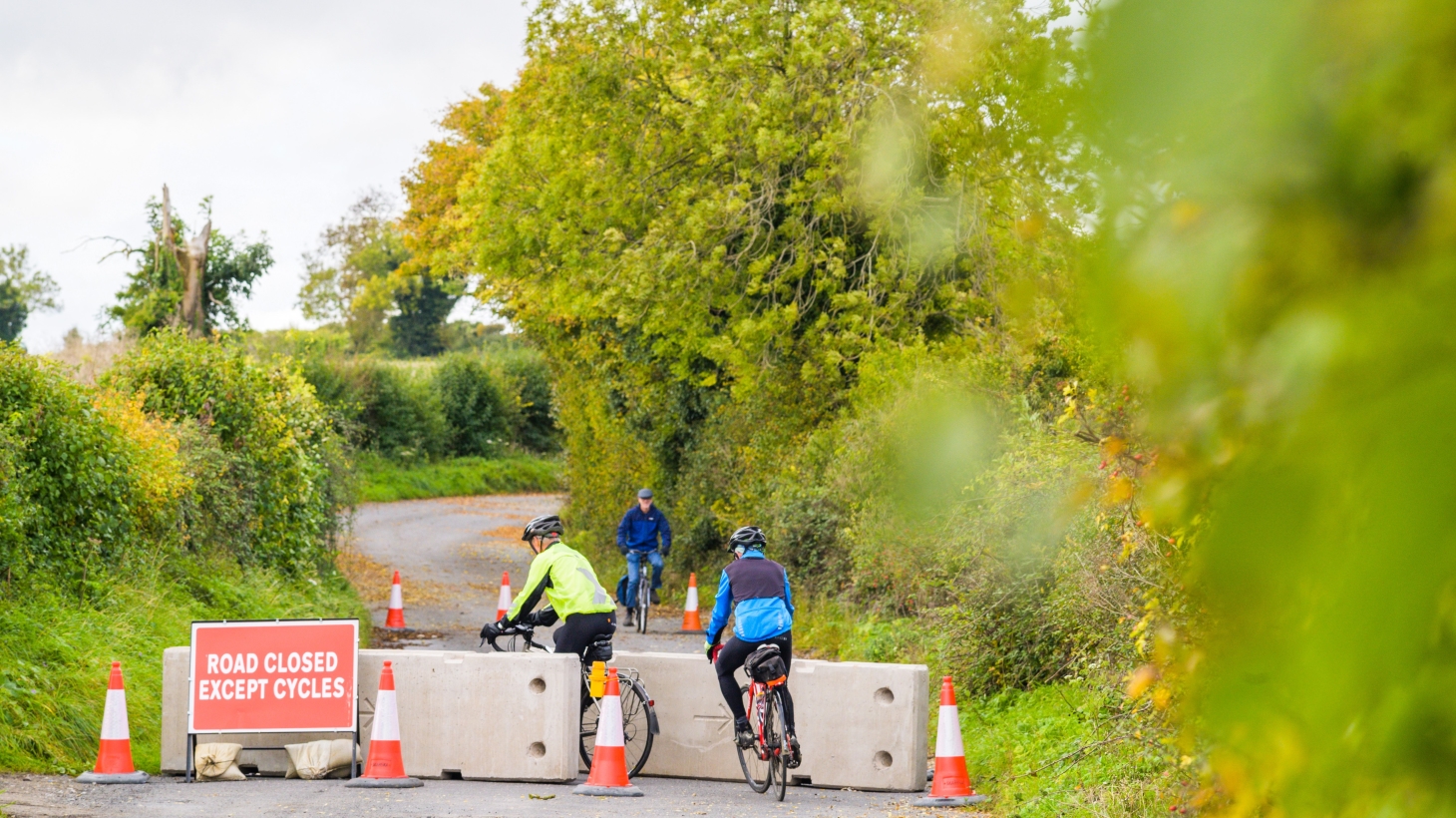 Work begins on improving cycling and walking route in Upton