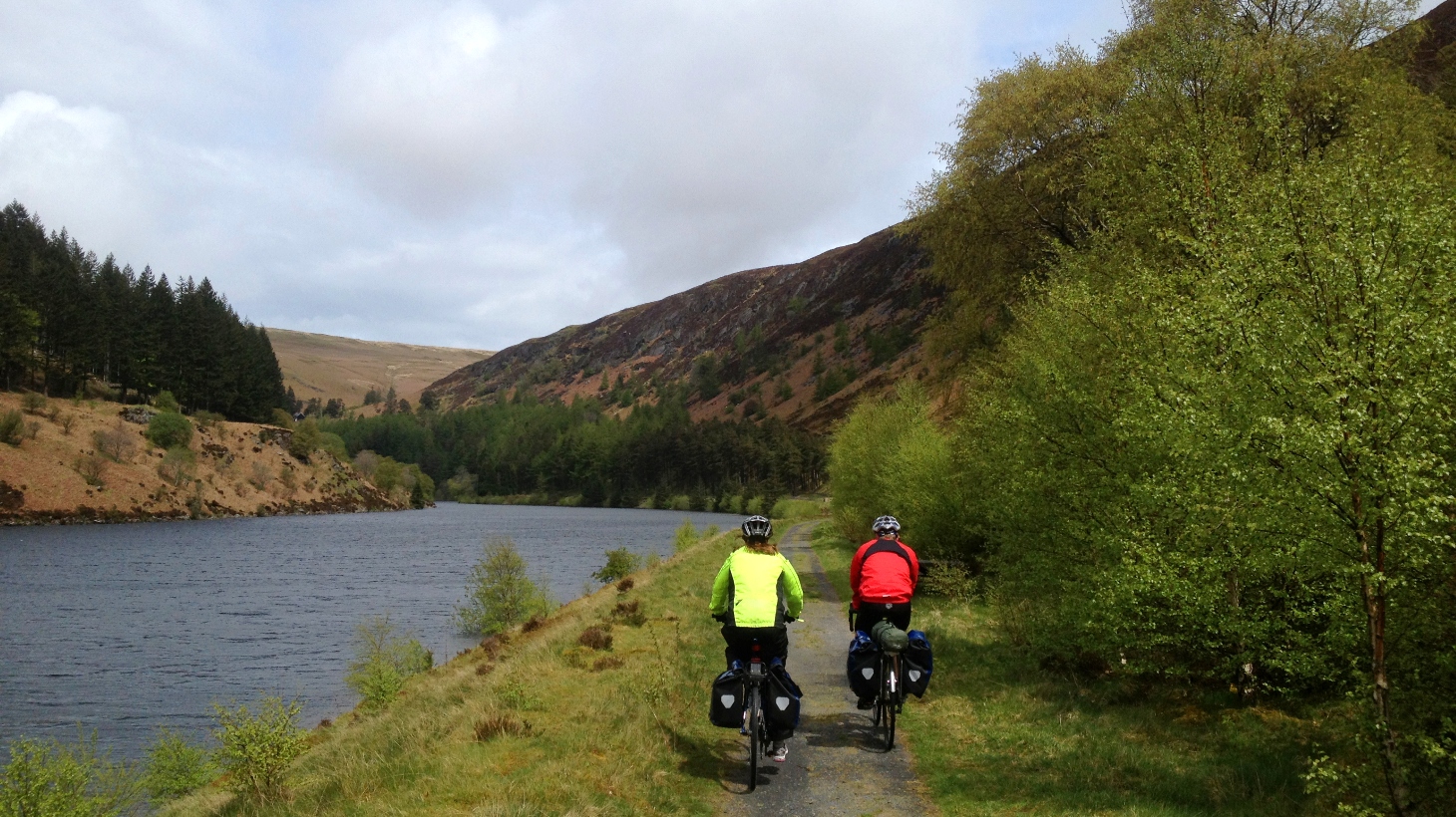 elan valley cycle route map