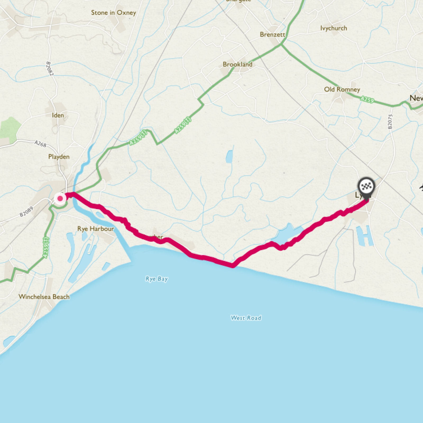 10k cycle route near me