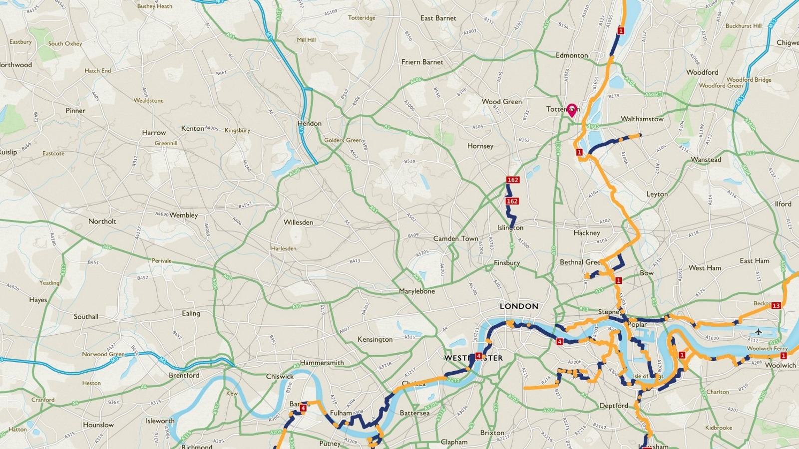 Tottenham Hale To Victoria Sustrans Org Uk   Os Map Tottenhamhale 