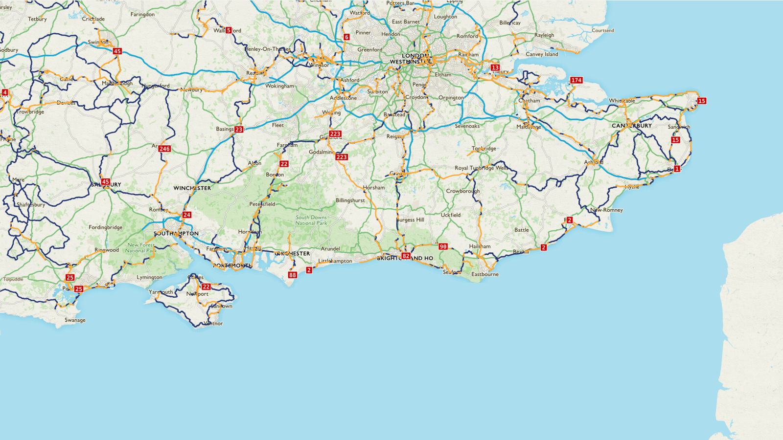 South Coast East Sustrans Org Uk   South Coast East Os Maps 