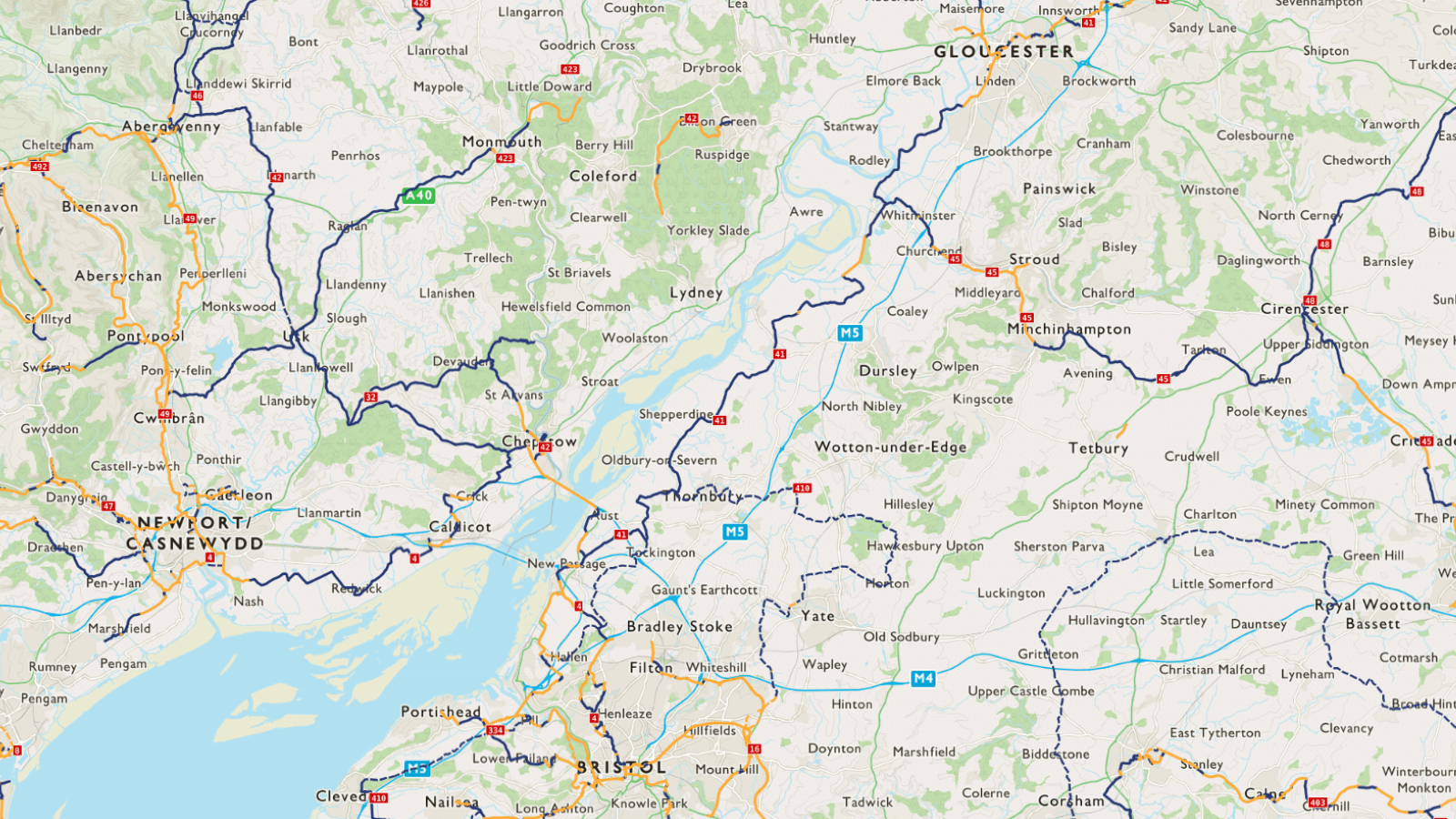 25 mile cycle route near me