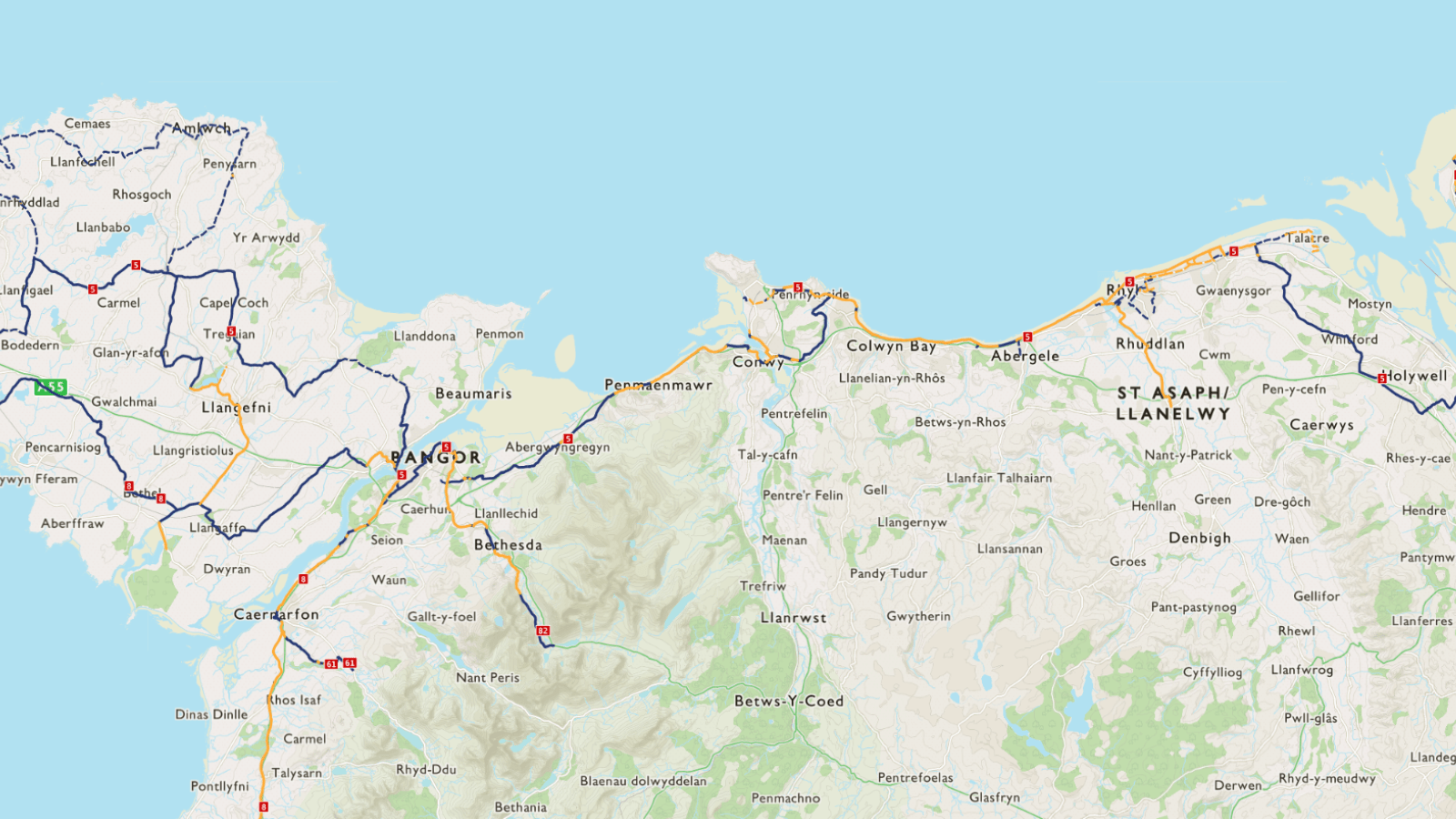 5 mile cycle route near me